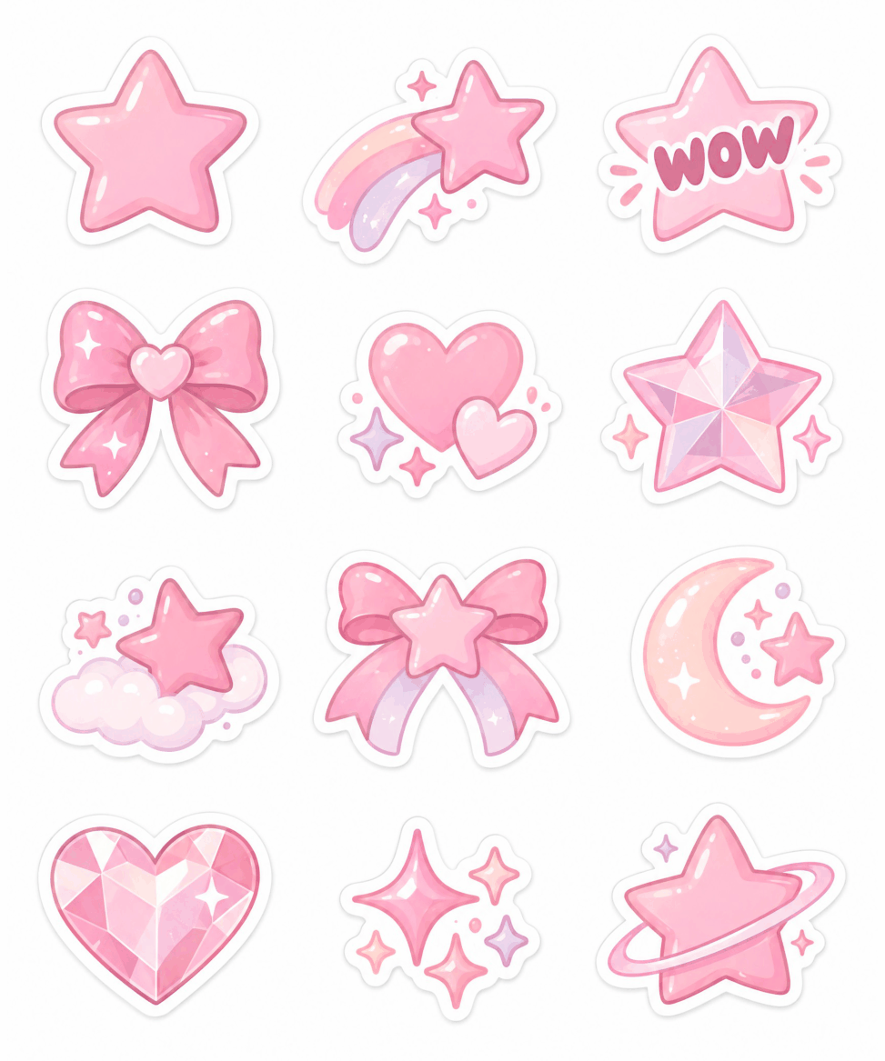 Preview of the first page of Stars & sparkles